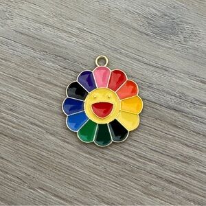 Flower necklace charm